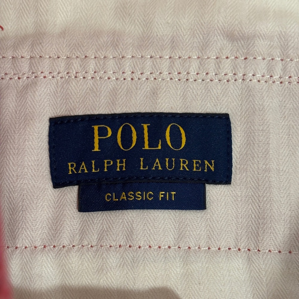 Polo Ralph Lauren Cargo Shorts Mens Size 36 Red Pockets Longer Inseam 10 inches - Picture 2 of 10
